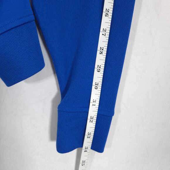 FootJoy Sweater Mens S Blue Boeing Classic Ribbed 1/4 Zip Long Sleeve Pullover - Picture 13 of 15